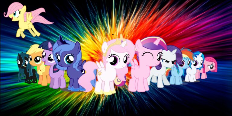 8 My Little Pony Teams & Zoom Backgrounds - Funny Meeting Backgrounds